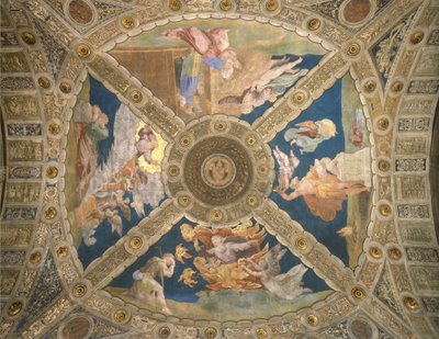 Vault of the Room of Heliodorus by Raffaello Sanzio Raphael